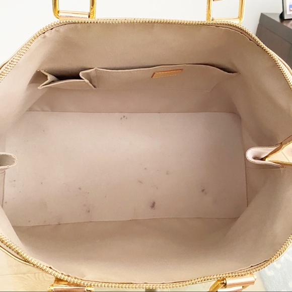 Paris Hilton Gold Alma GM Louis Vuitton Hand Bag - Picture 8 of 12